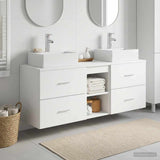 Bathroom Cabinet Set 3 pcs White 49.5 x 41 x 62.5 cm 3405835