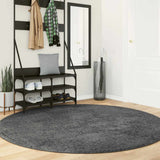 Rug OVIEDO Short Pile Anthracite 200 cm 375481