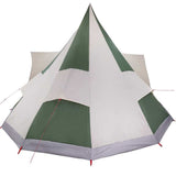 Tipi Tent with Roof Green 510 x 690 x 330 cm Taffeta 42000984
