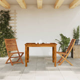 Folding Garden Chairs 2 pcs Solid Wood Acacia 367696