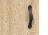 Highboard Sonoma Oak 69,5x34x180 cm Engineered Wood 3199908