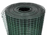 Chicken Wire Fence Galvanised with PVC Coating 25x1 m Green 140438