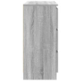 Sideboard Grey Sonoma 80x35x76 cm Engineered Wood 861738