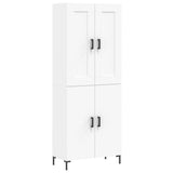 Highboard White 69.5x34x180 cm Engineered Wood 3199553