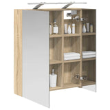 Bathroom Mirror Cabinet Sonoma Oak 60 x 14.5 x 70 cm 889065