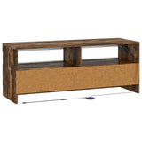 LED TV Cabinet Smoked Oak Engineered Wood 897870