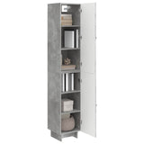 Cabinet Set 2 pcs Concrete Grey 34.5 x 33 x 90 cm 3416370