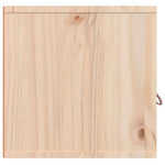 ZNTS Wall Cabinet 80x30x30 cm Solid Wood Pine 818375