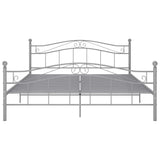 Bed Frame Grey Powder-coated metal Super King Tough Bed Frame 325005
