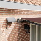 Manual Retractable Awning with LEDs Brown 500x300 cm 3310217