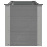 Garden Raised Bed WPC 150x50x54 cm Grey 43607