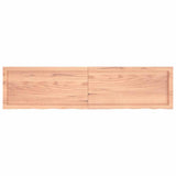 Bathroom Countertop Light Brown 160x40xcm Treated Solid Wood 3156155