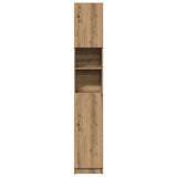 Bathroom Cabinet Artisan Oak 32x25.5x190 cm Engineered Wood 856049