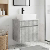 Wall-mounted Sink Vanity Concrete Grey 49 x 41 x 63 cm 890585
