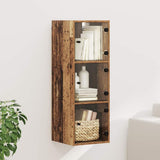 Wall Cabinet Old Wood 35 x 37 x 102 cm Engineered Wood 882907