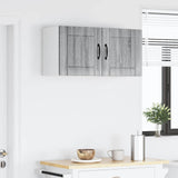 Wall Cabinet LUCCA Grey Sonoma 80 x 31 x 40 cm Engineered Wood 884940