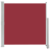 Patio Retractable Side Awning 160x300 cm Red 48351