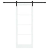 Sliding Door ORKDAL White and Black 83 x 211 cm 3331860