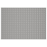 ZNTS Weighted Blanket Grey 135x200 cm Single 10 kg Fabric 3154780