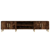 TV Cabinet Smoked Oak 180x31.5x40 cm Engineered Wood 816261