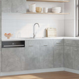 Sink Bottom Cabinet Lyon Concrete Grey 80x46x81.5 cm Engineered Wood 856076