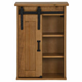 ZNTS Hanging Cabinet HALDEN with Sliding Door 49x22.5x70 cm Pine 4018437