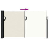 Retractable Side Awning Cream 120x600 cm 4004490