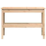 Console Table 110x40x75 cm Solid Wood Pine 814299