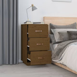 Bedside Cabinet Honey Brown 40x40x75 cm Solid Wood Pine 818341