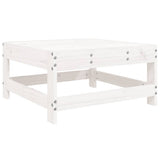 8 Piece Garden Sofa Set White Solid Wood Pine 3250597