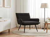 Armchair Black Boucl 42047696