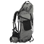 ZNTS Hiking Backpack Grey 80 L Oxford Fabric 4009968