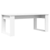 Coffee Table Set 2 pcs White Engineered Wood 8000132