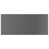 805425 Bookshelf Boards 4 pcs High Gloss Grey 100x50x1,5 cm Engineered Wood