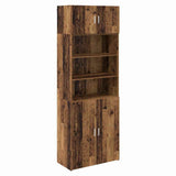 Storage Cabinet Old Wood 80 x 42.5 x 225 cm Engineered Wood 3402818