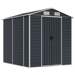 Garden Shed Anthracite 191x215x198 cm Galvanised Steel 3188254