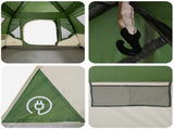 Instant Tent Green 305 x 275 x 190 cm Polyester and Steel 42028694