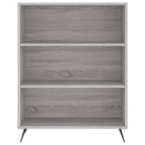 Bookcase Grey Sonoma 69.5x32.5x90 cm Engineered Wood 828338