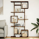 Book Cabinet Smoked Oak 92x29x188 cm Engineered Wood 3310320