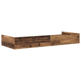 Bed Frame with Headboard Old Wood 90 x 190 cm Engineered Wood 3335251