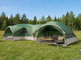 Family Tent with Rainfly Water-resistant 5-Person Green 42042258