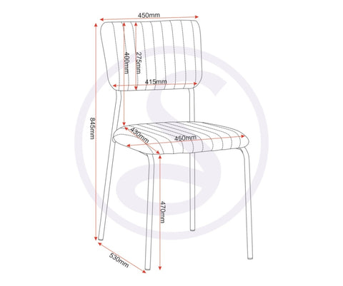 ZNTS Sheldon Chair 400-402-140