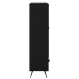 Highboard with Drawer Black Oak 69.5 x 31 x 115 cm 882507