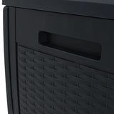 Garden Storage Box Anthracite 119x48x60 cm Polypropylene 152197