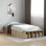 Bed Frame without Mattress Sonoma Oak 100x200 cm 3280603
