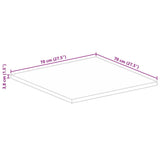 Table Top 70x70x3.8 cm Square Solid Wood Reclaimed 371138