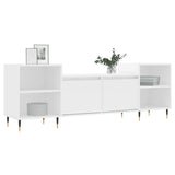 TV Cabinet White 160x35x55 cm Engineered Wood 831332