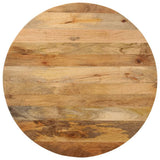 Table Top 80x2.5 cm Round Solid Wood Mango 370066