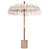 Balinese Parasol Cream 180-190 cm Cotton and solid wood 3356885