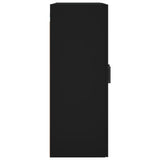 Wall Mounted Cabinet Black 69.5x34x90 cm 828477